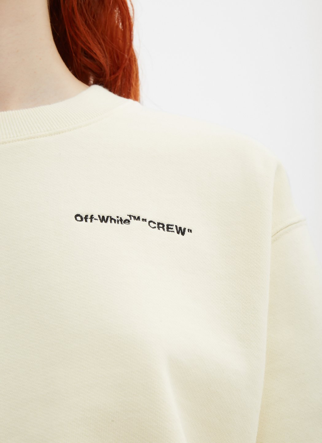 Off-White Women Cropped Logo Sweatshirt - 5