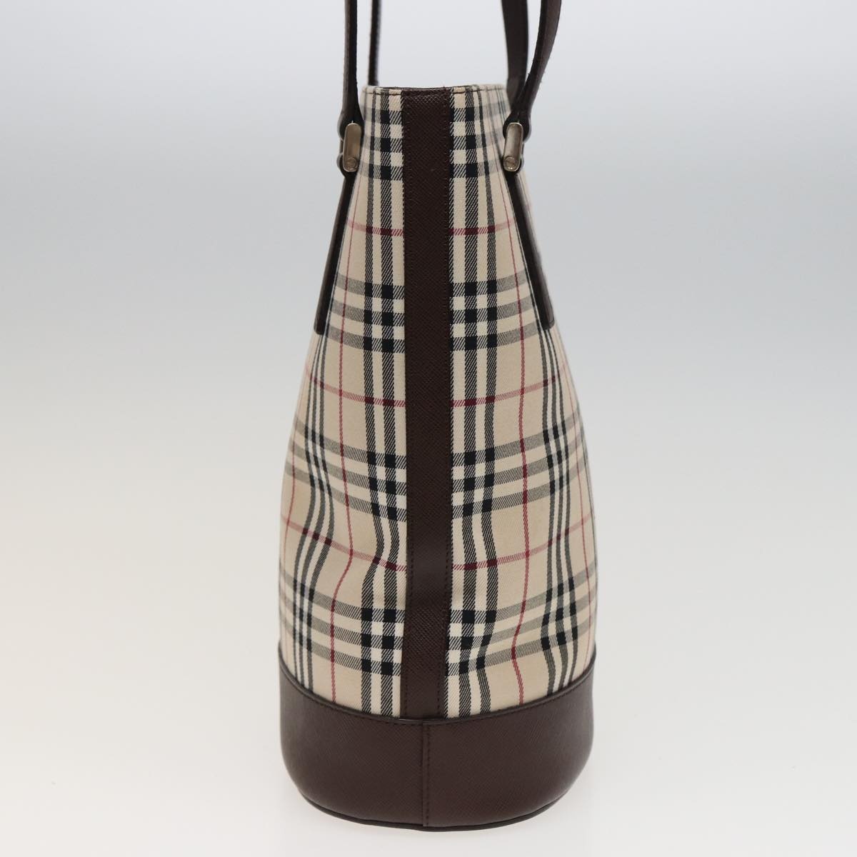 Burberry Nova Check Tote Bag Canvas Beige - 4