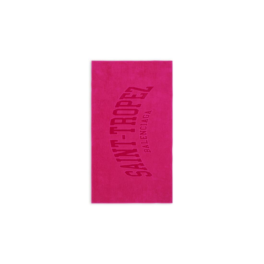 Women's Cities Saint Tropez Towel in Pink - 2