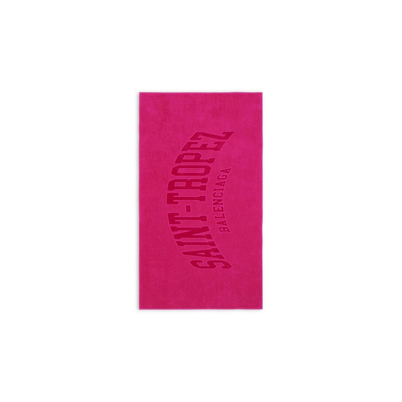 BALENCIAGA Women's Cities Saint Tropez Towel in Pink outlook