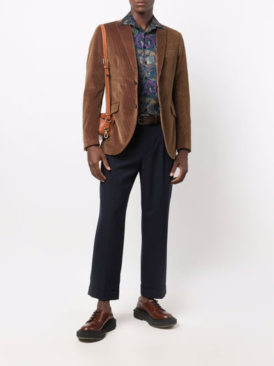 Etro paisley-print cotton shirt outlook