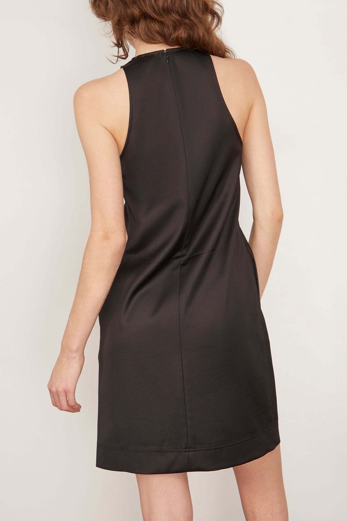 Scoop Neck Dress in Black - 5