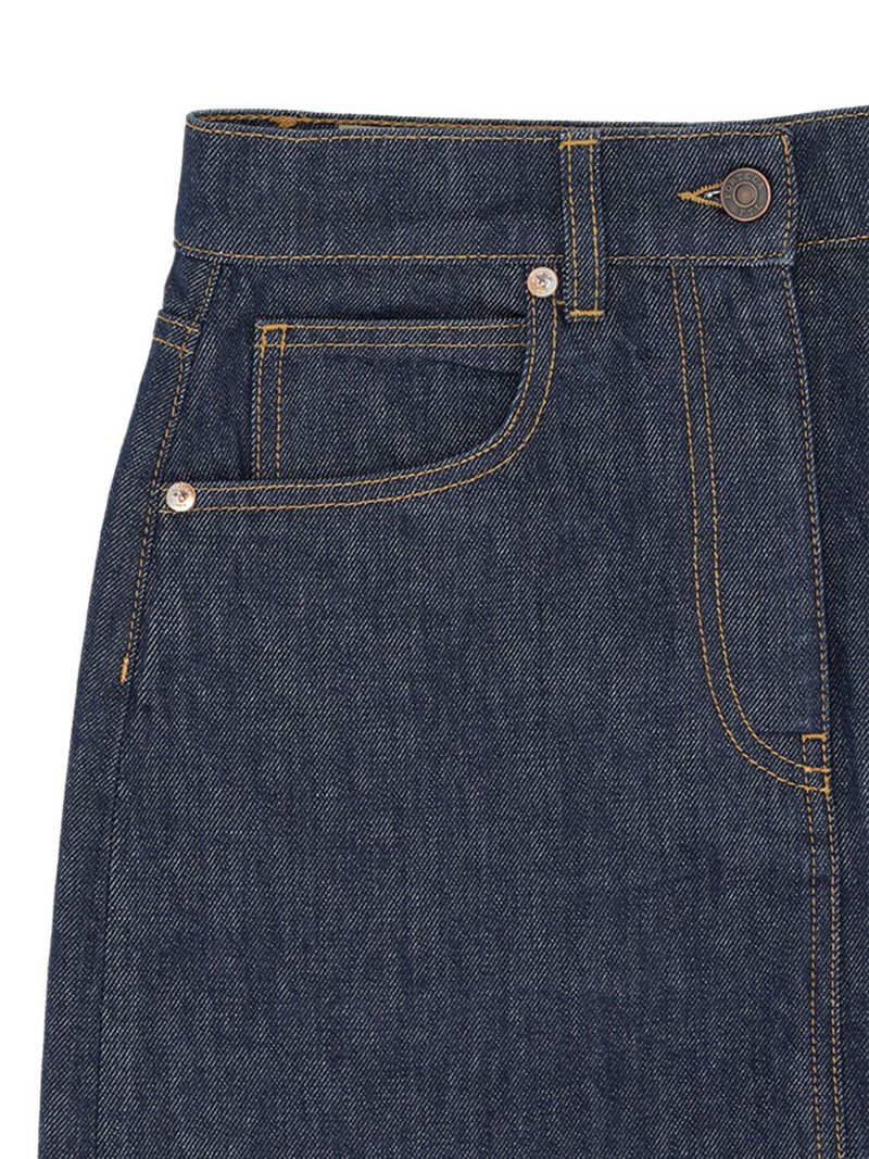 denim slit maxi skirt 5