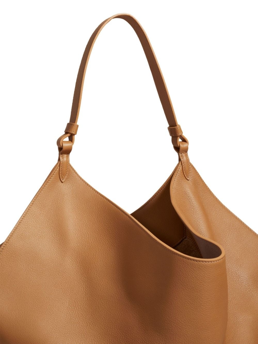 medium The Lotus leather tote bag - 5