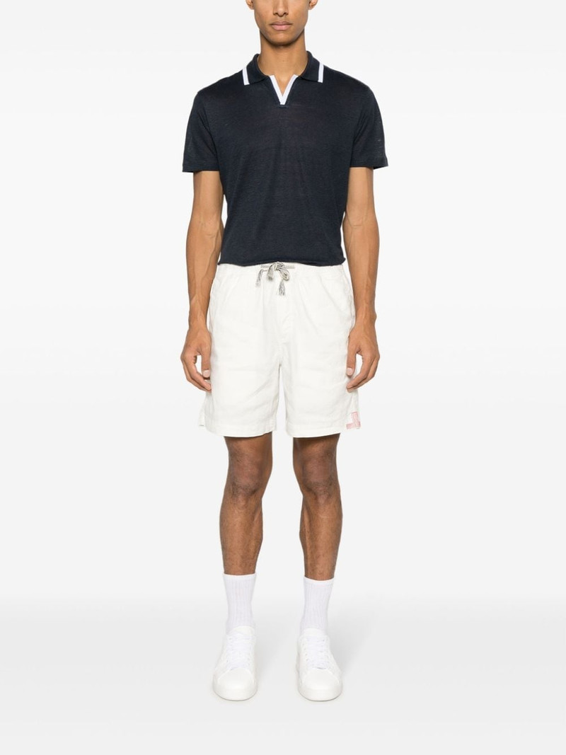 ORLEBAR BROWN Felix linen piquÃ© polo shirt outlook