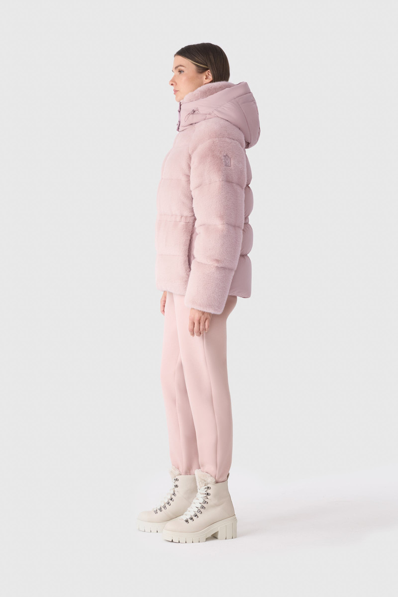 CASSIDY Quilted Down Jacket With Removable Hood 3