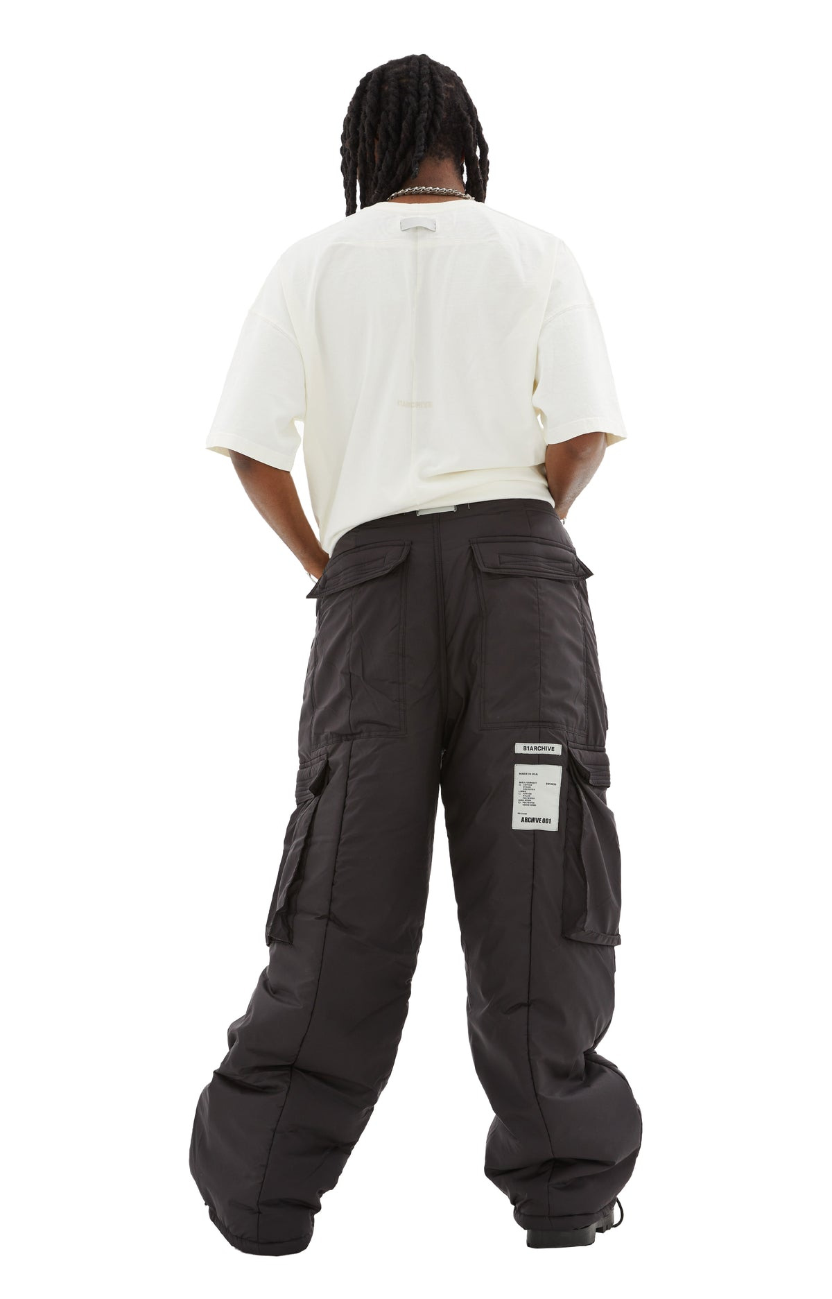 WIDE LEG CARGO (BLACK) - 2