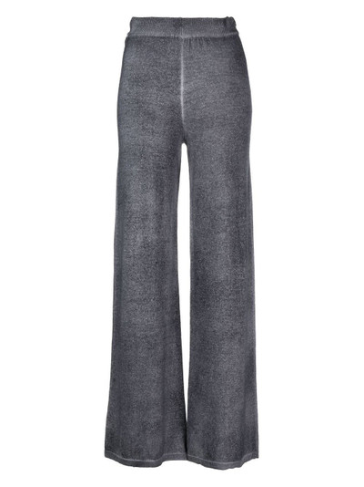 Avant Toi washed-finish wide-leg trousers outlook