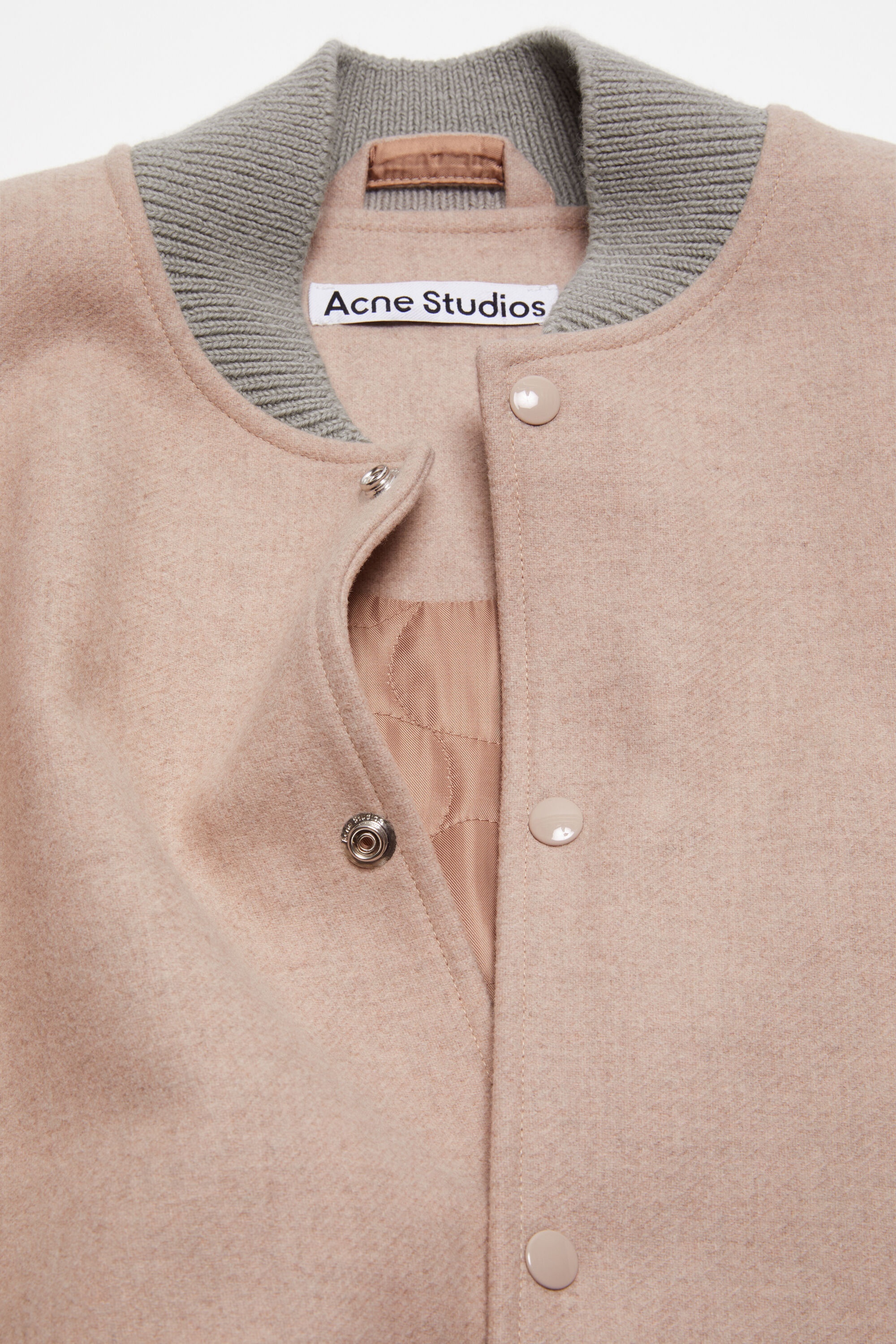 Twill overshirt jacket - Pastel pink - 7