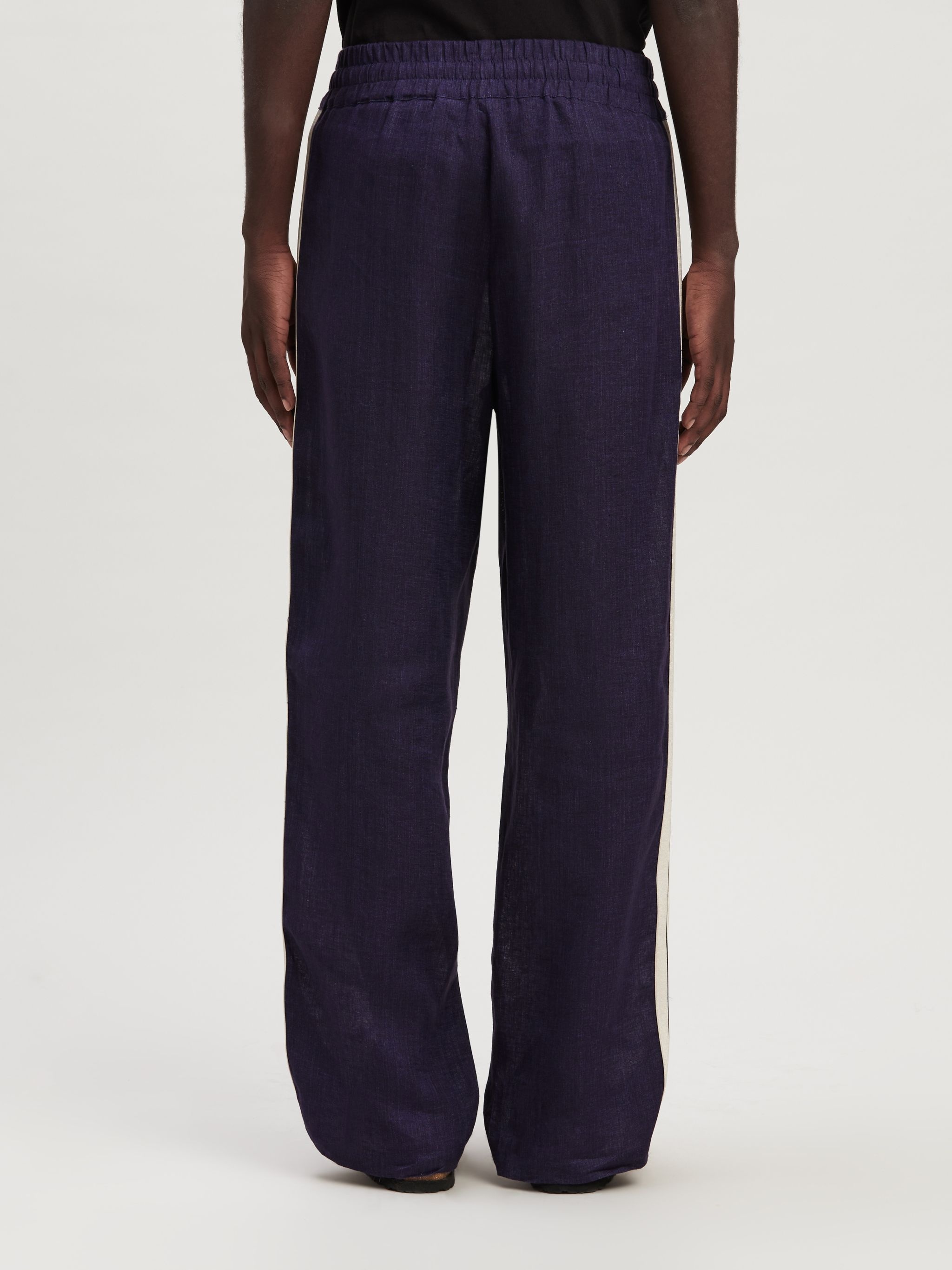 Logo Linen Track Pant - 5