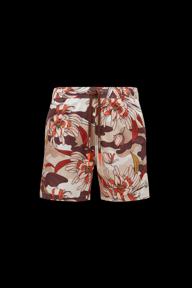 Printed Swim Shorts - 1