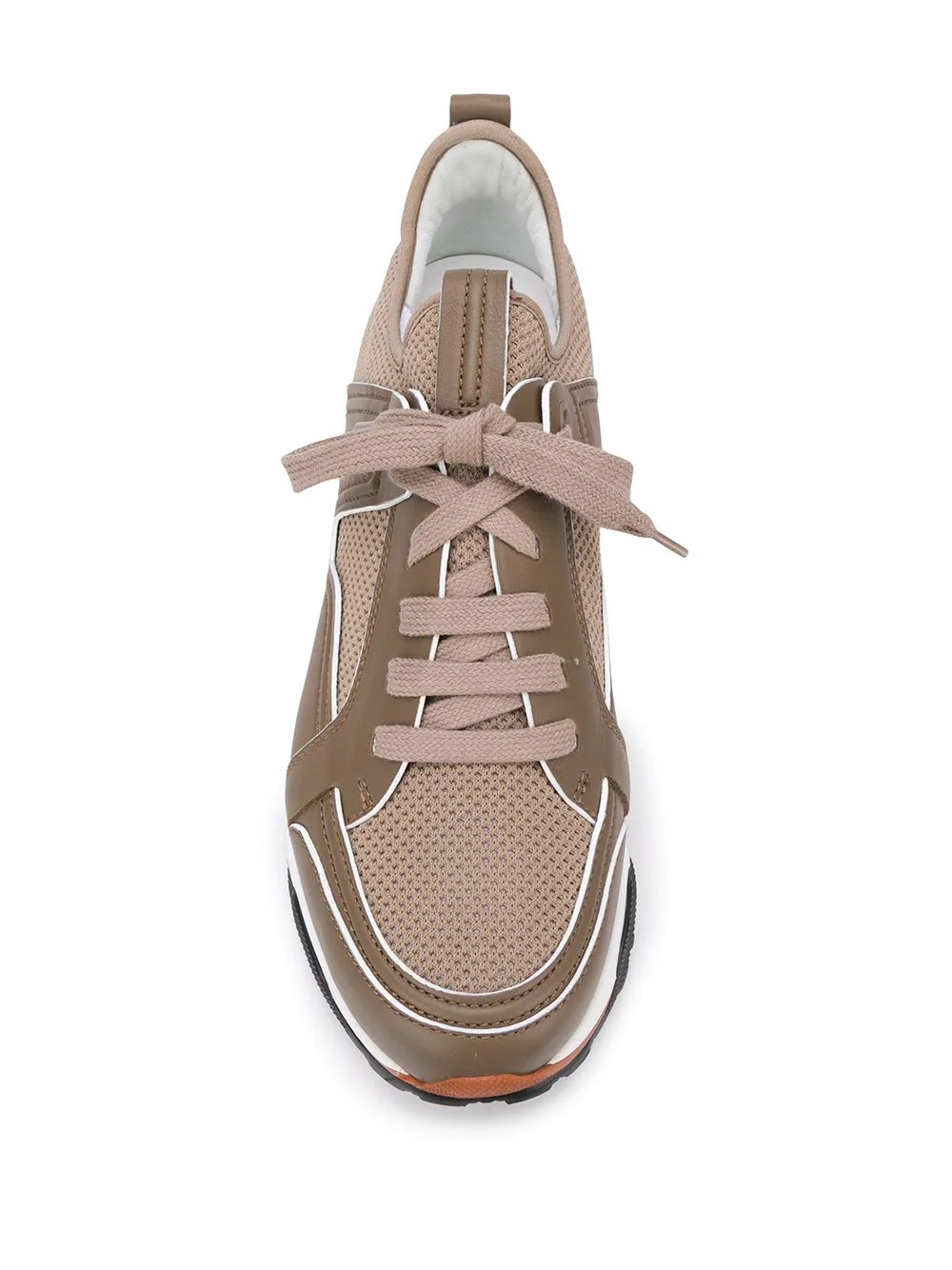 low-top lace-up sneakers - 4