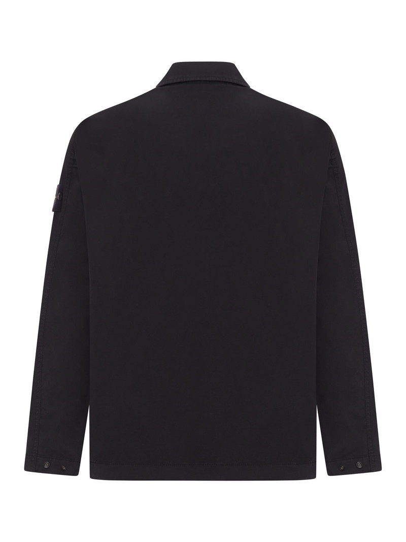 Stone Island COTTON OVERSHIRT WITH CHEST POCKET AND REMOVABLE BADGE outlook