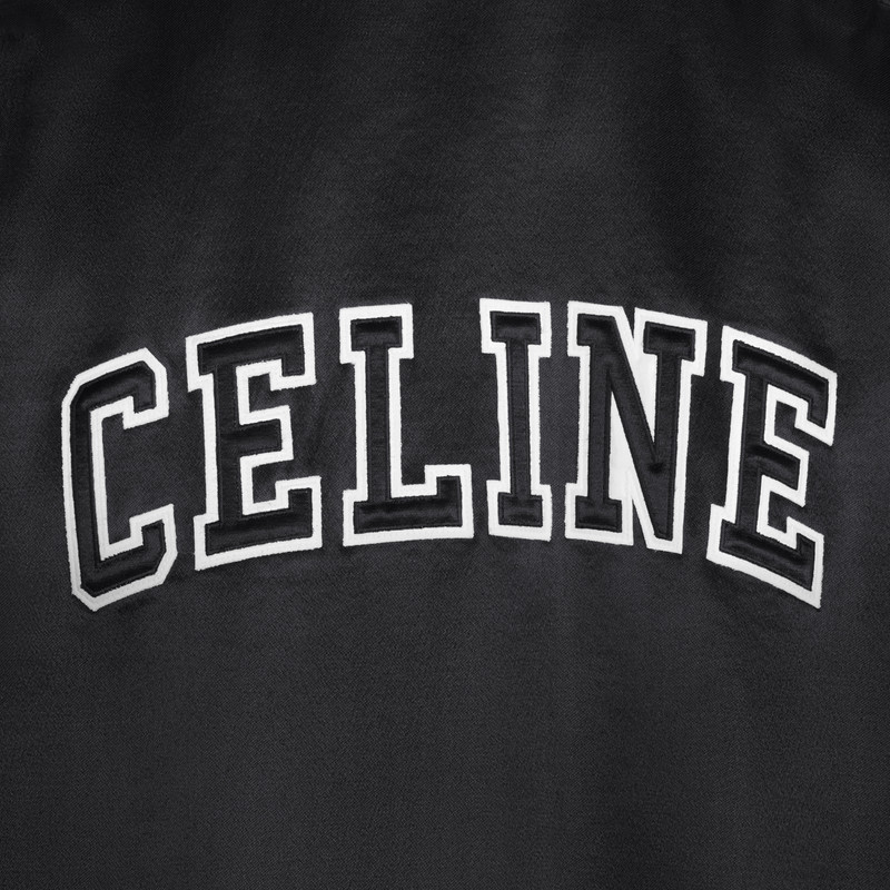 Celine bomber jacket in thick satin 4