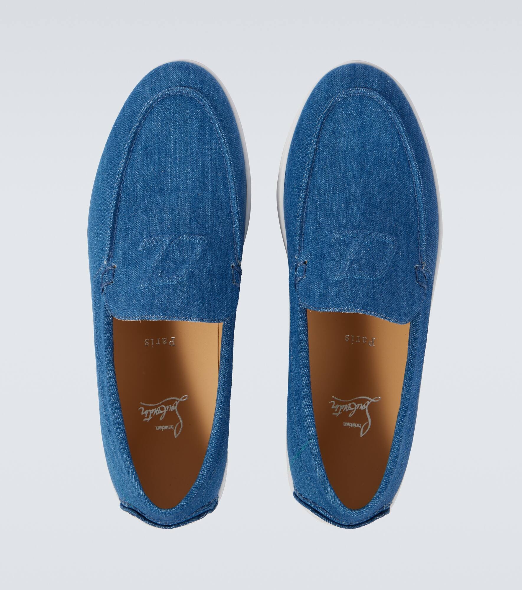 Varsiboat denim slip-on shoes - 4