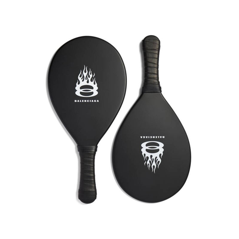 BALENCIAGA Beach Rackets in Black/white outlook
