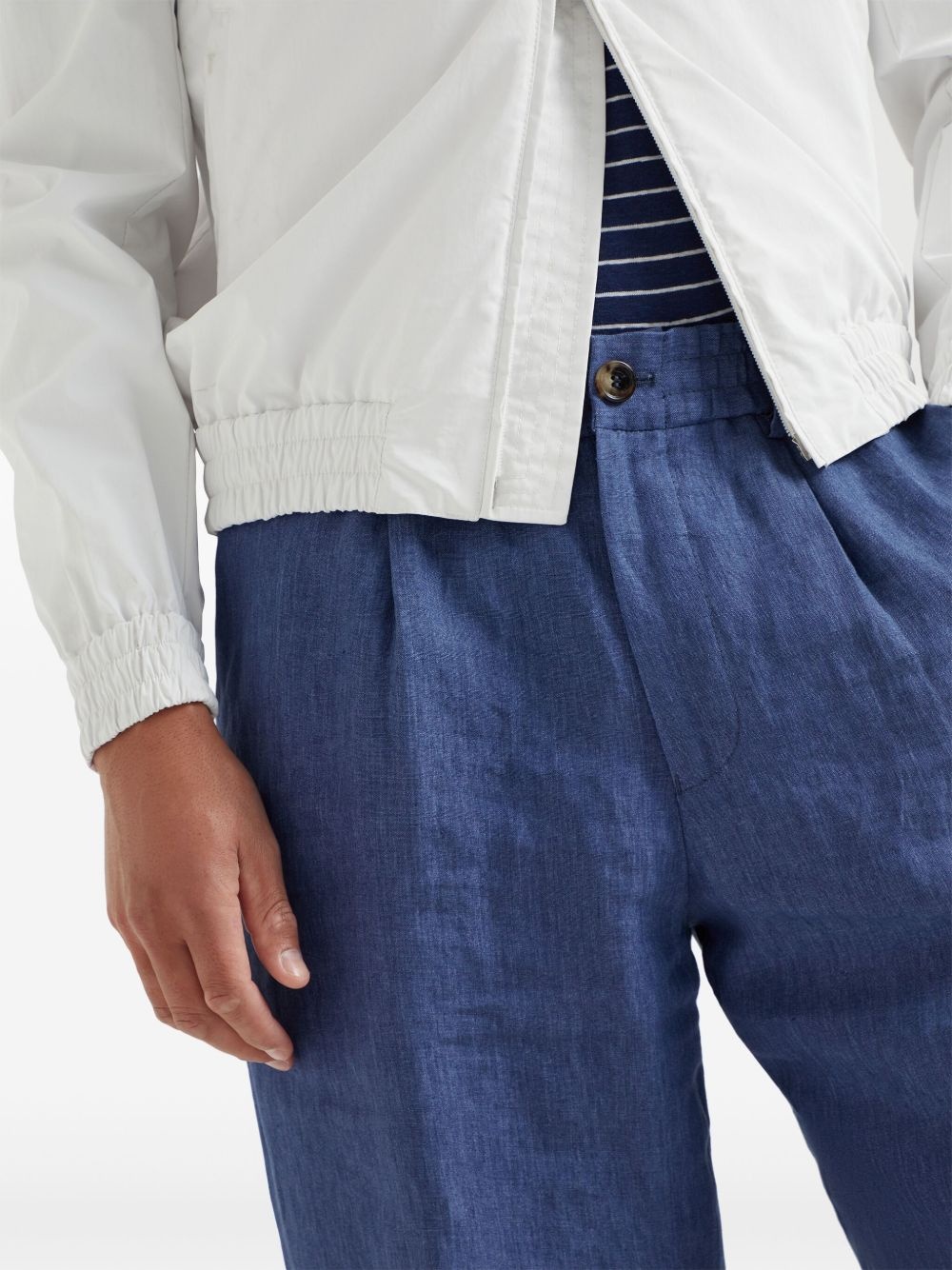 linen Bermuda shorts - 5