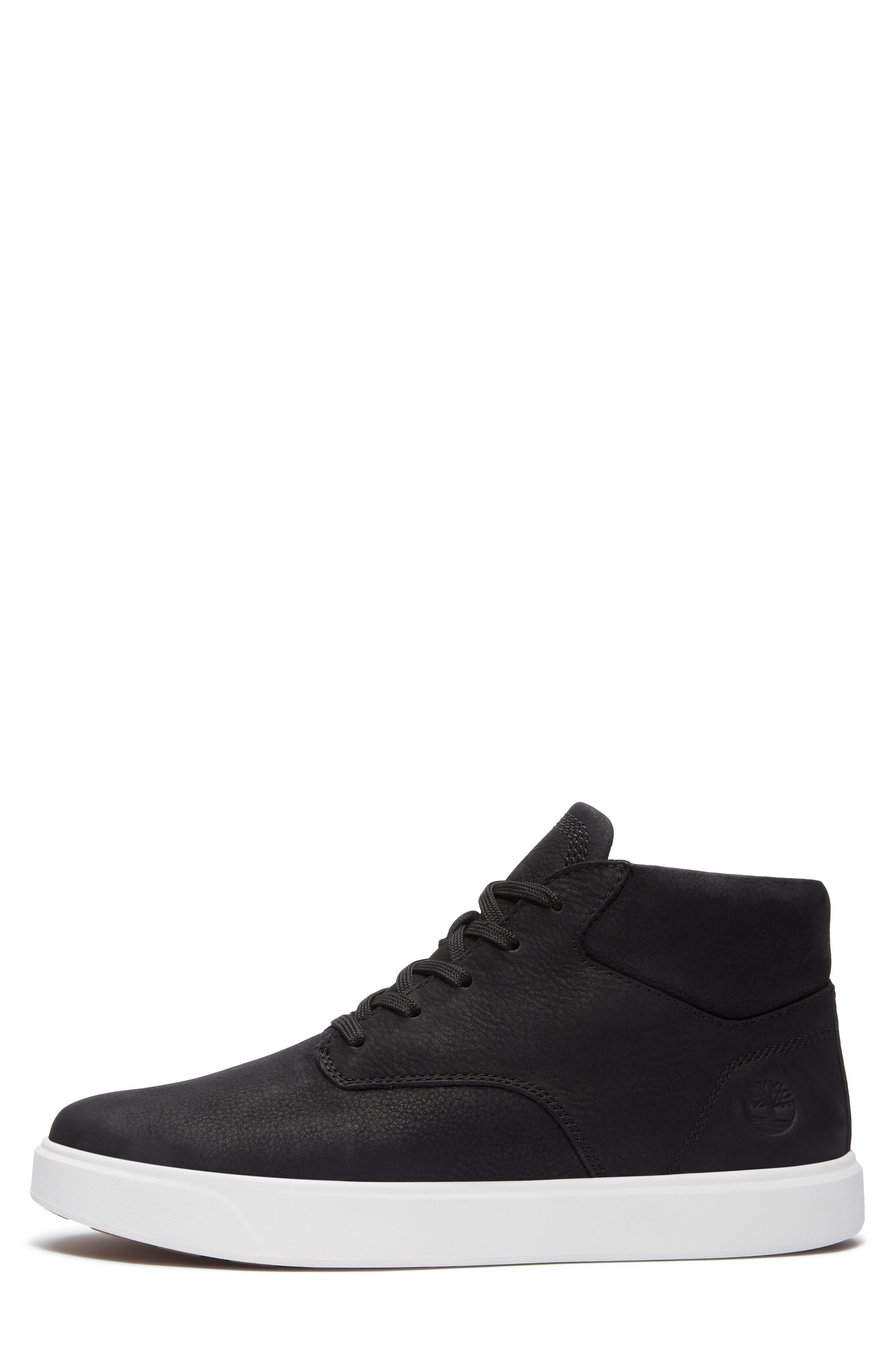 Timberland Emerson Mid Sneaker in Black Nubuck at Nordstrom - 8