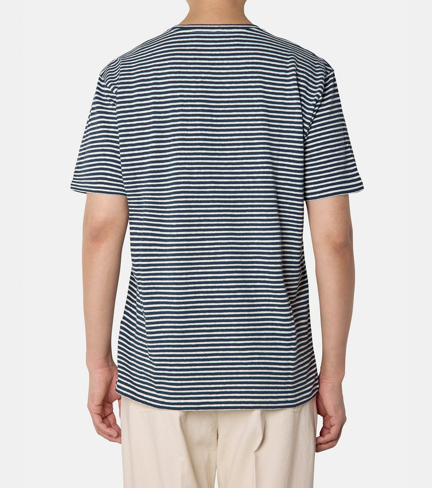 JERSEY COTTON/LINEN T-SHIRT - 3