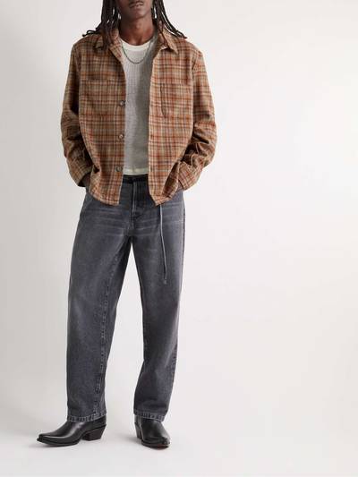 Our Legacy Heusen Checked Wool Overshirt outlook