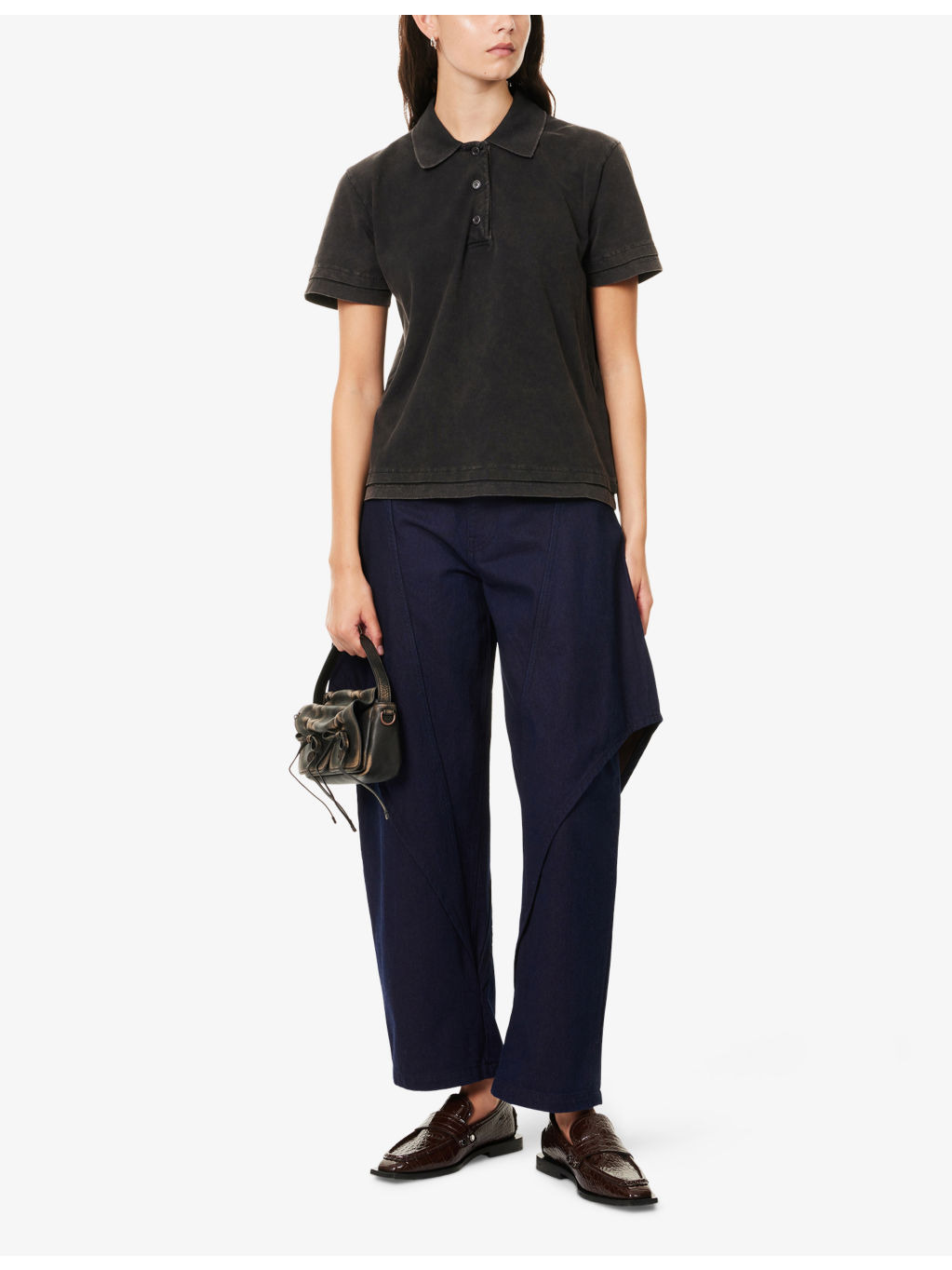 Layered Embroidered-Logo Cotton-Pique Polo Shirt - 2