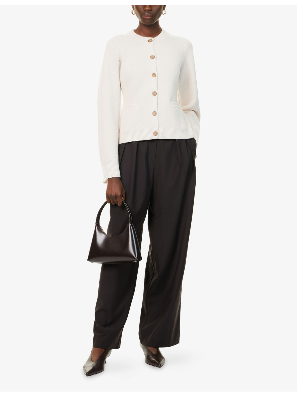 Cooper Round-Neck Wool And Cashmere Cardigan - 2