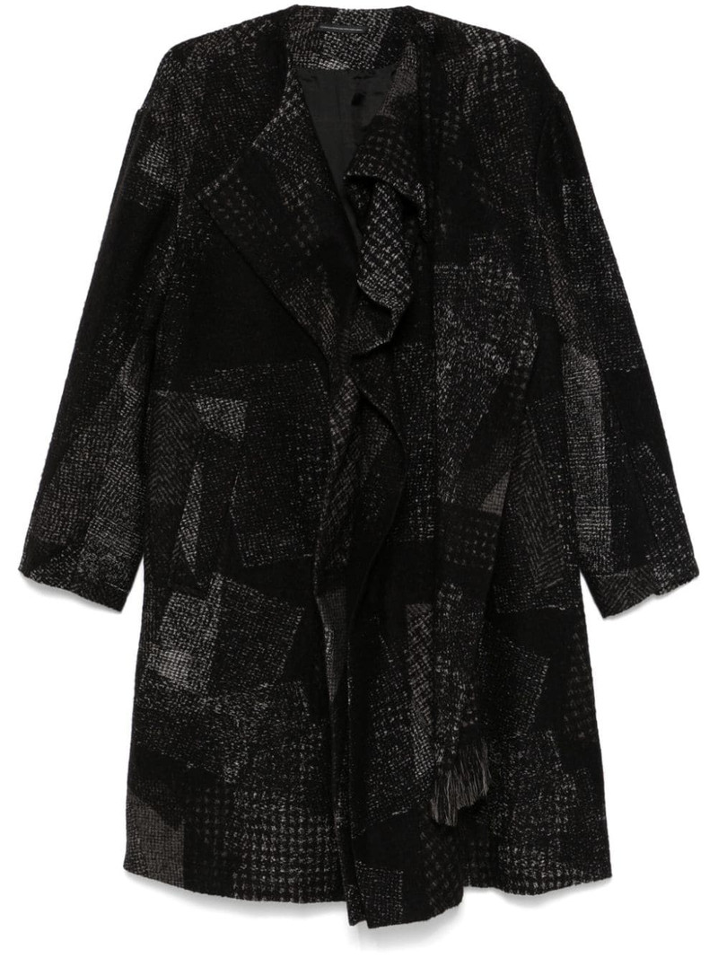 patchwork-pattern coat 1