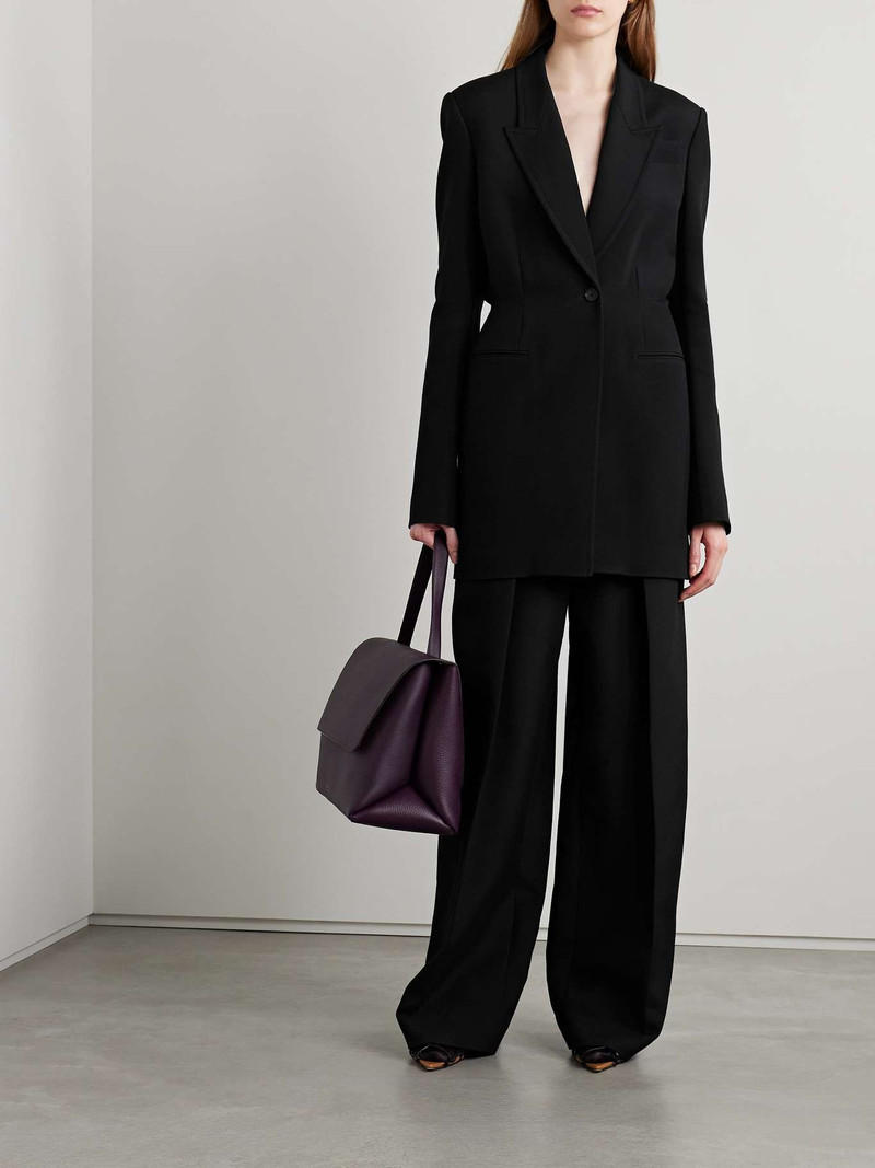 KHAITE Beckett woven blazer outlook