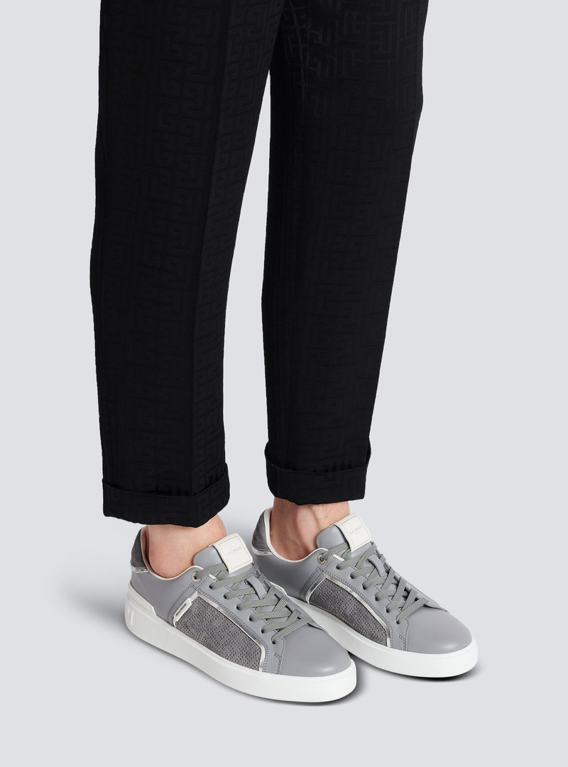 B-Court trainers in perforated monogrammed leather 8