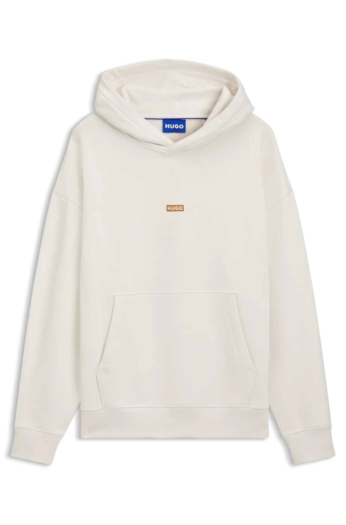 LOGO-DETAIL HOODIE IN COTTON TERRY - 1