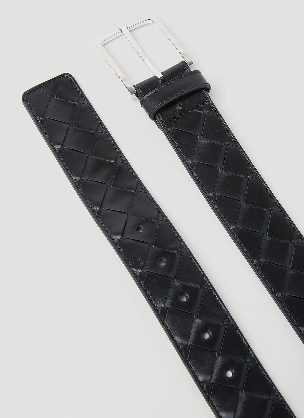 Intreccio Leather Belt - 3