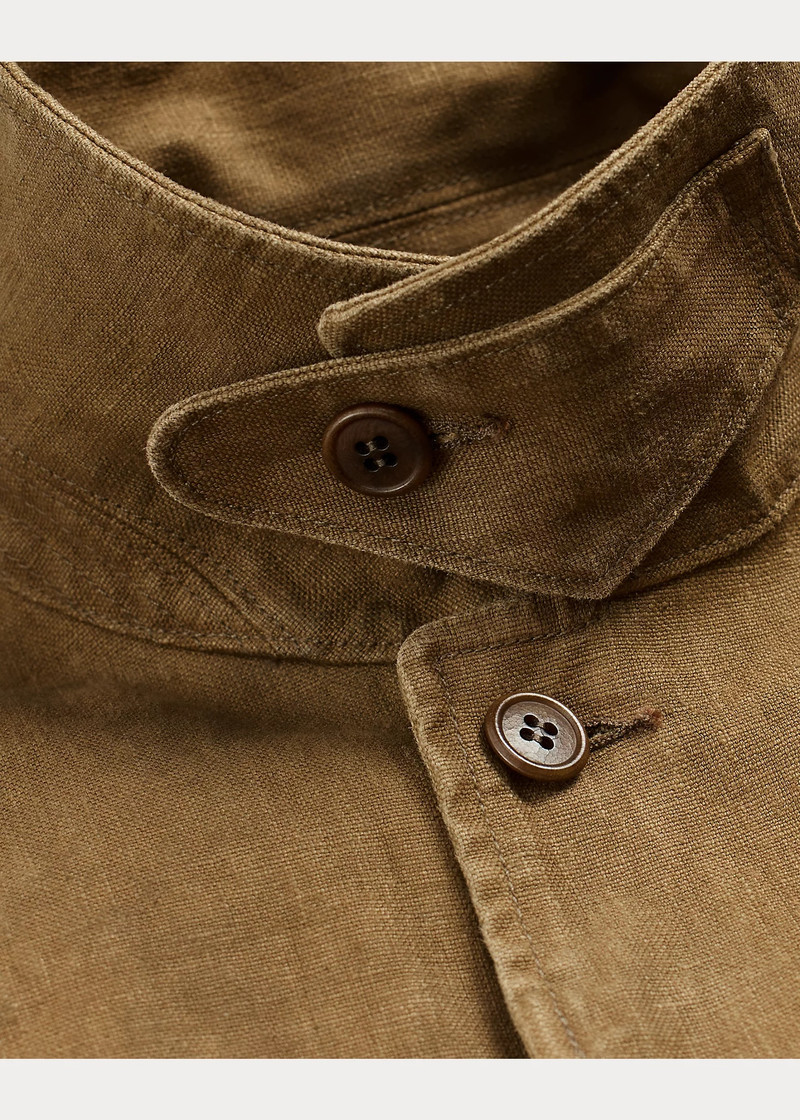 Bonded Linen Walking Coat 3