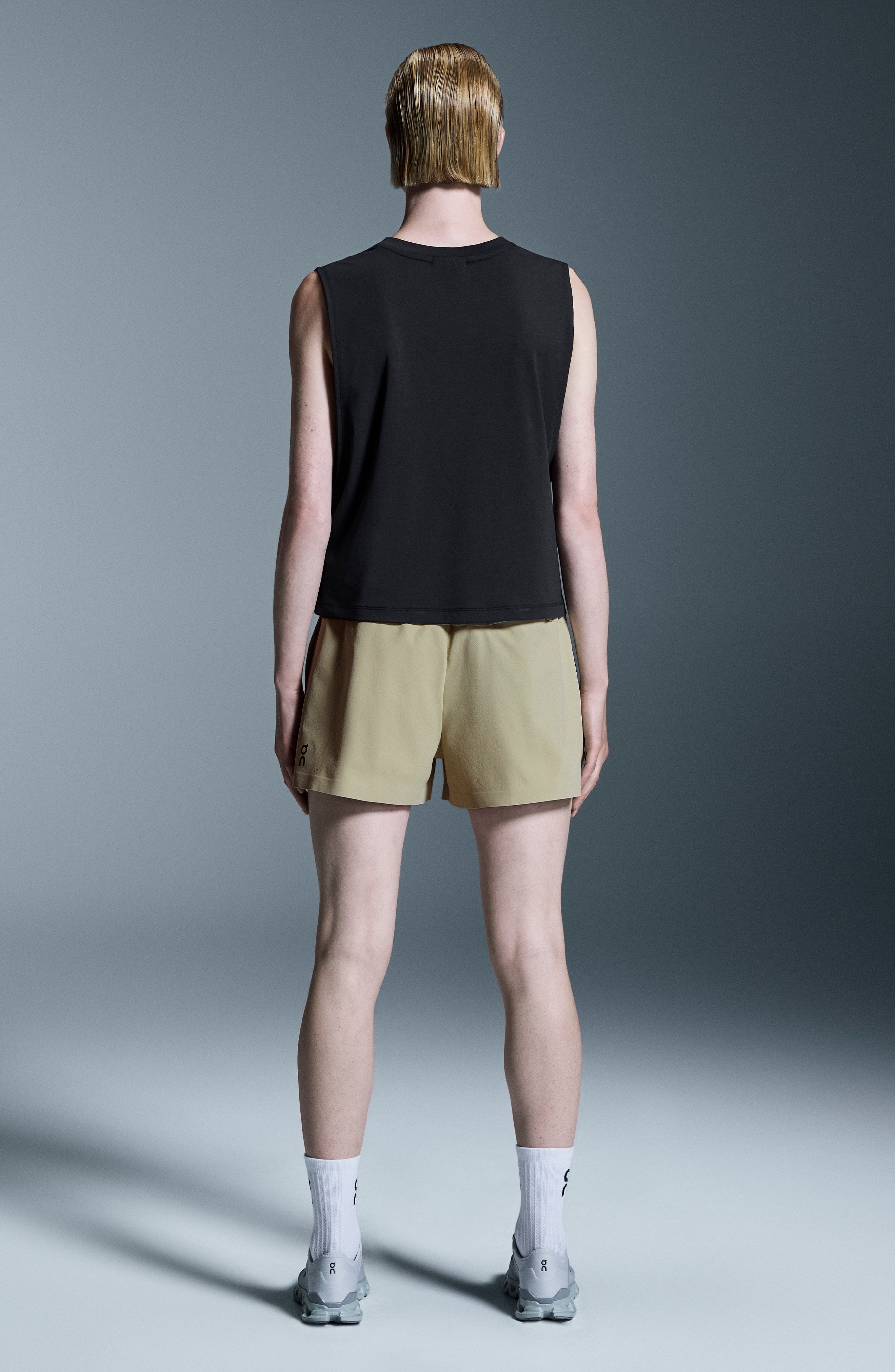 On Focus Sleeveless Running Crop Top in Black at Nordstrom - 6