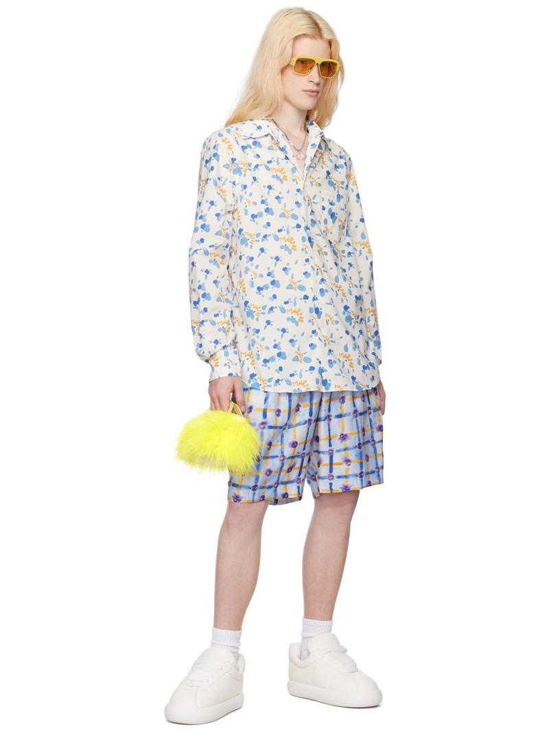 Marni White Dripping Shirt outlook