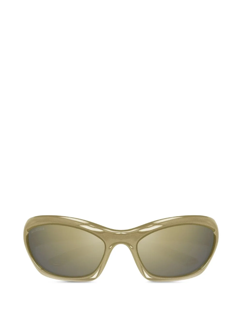 oval-frame sunglasses - 1