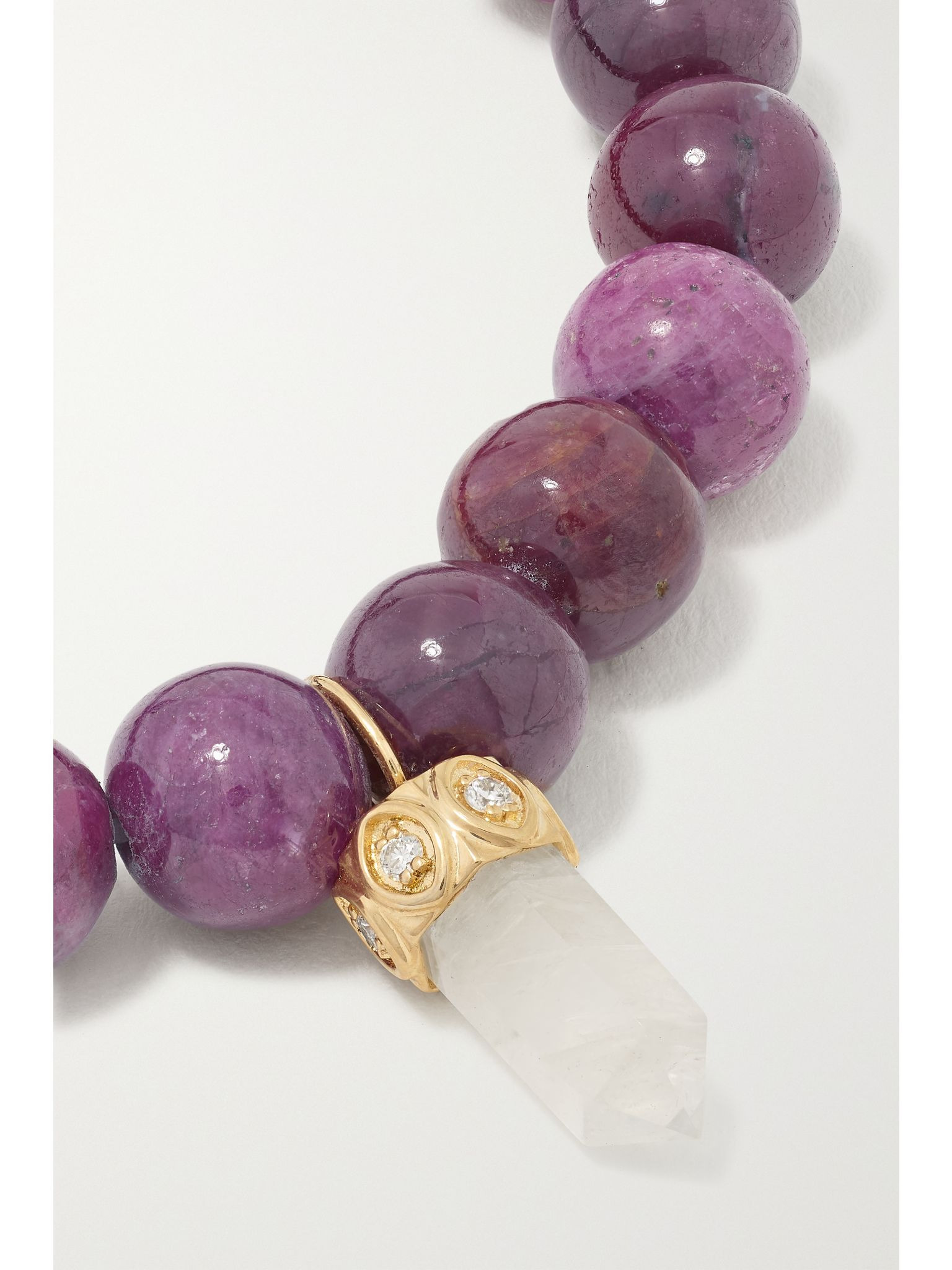 14-karat gold multi-stone bracelet Gold - 4