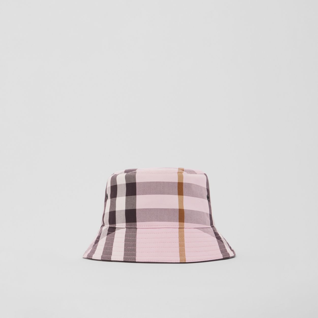 Check Cotton Bucket Hat - 1