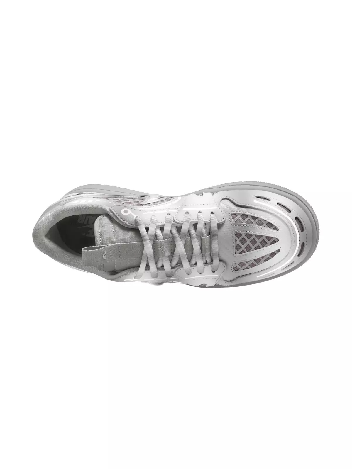1 Low Method of Make "Neutral Grey/Metallic Silver/White" Women's Shoe - 8