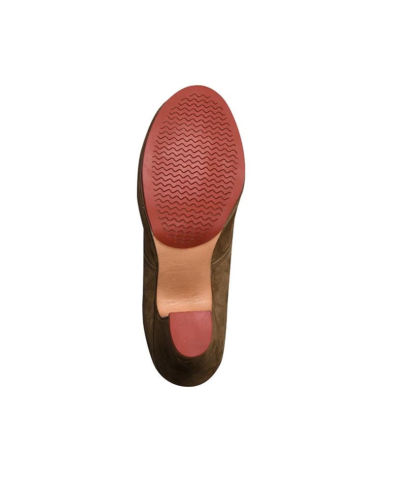 ISABELLA OXFORD HEEL-FOLK KHAKI - 3