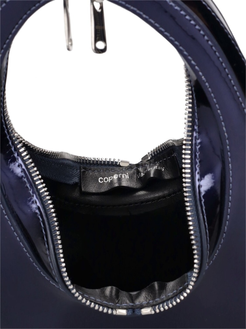 Mini Swipe mirror top handle bag - 6