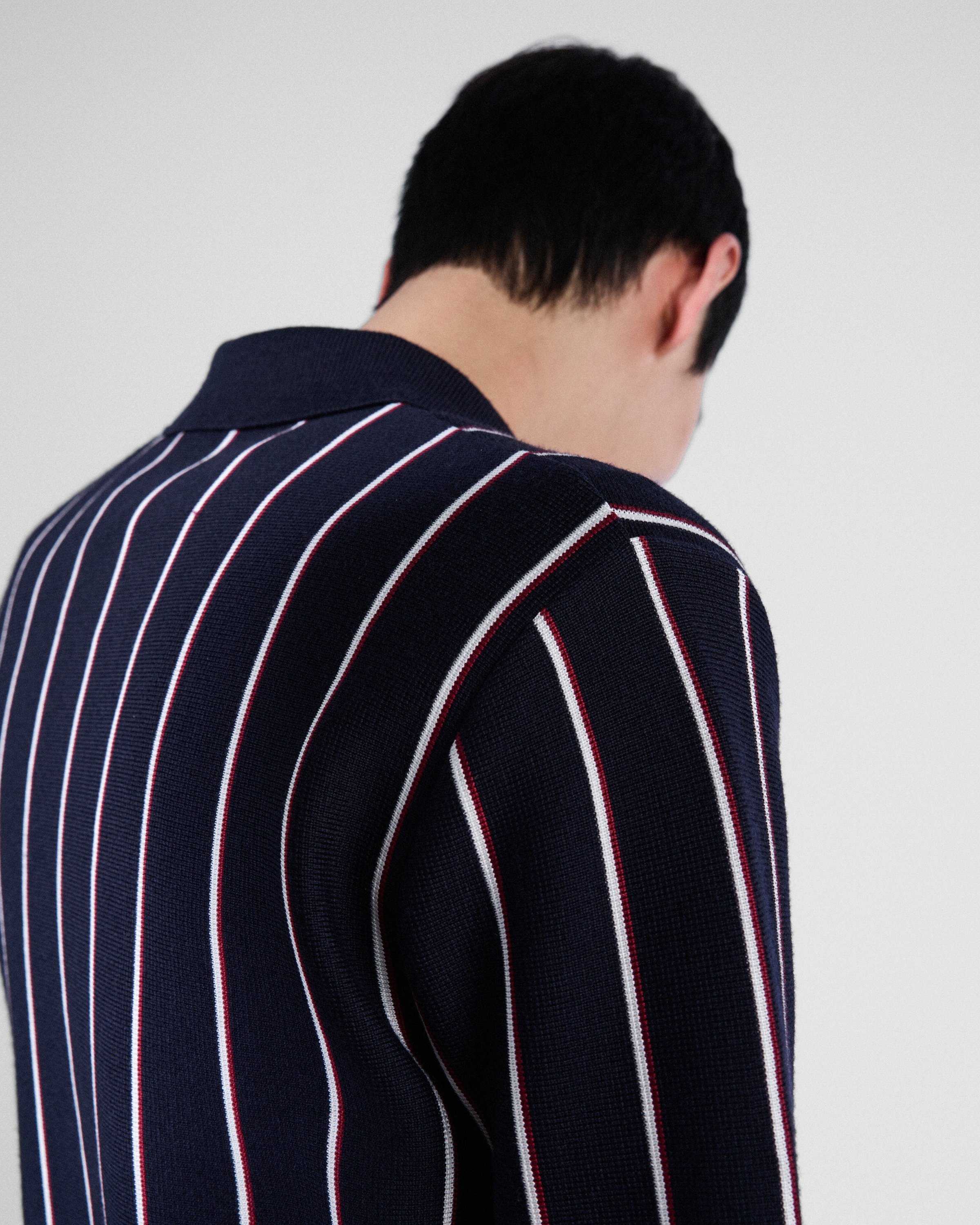 Striped wool cardigan - 6