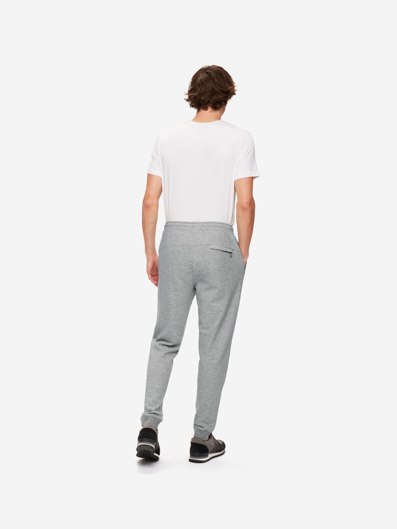 Men's Sweatpants Quinn Cotton Modal Silver - 5