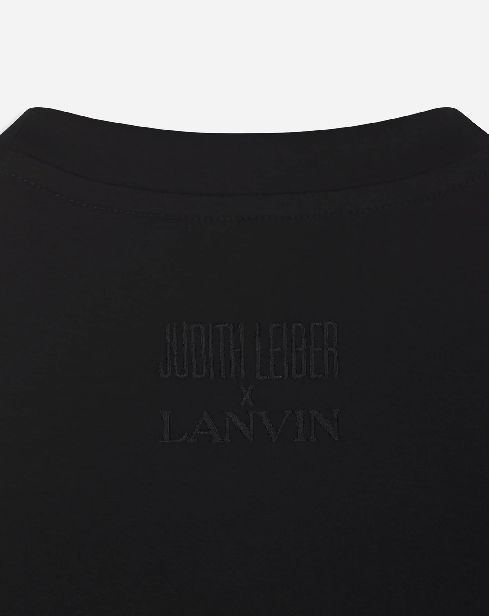 T-SHIRT WITH LANVIN PARIS EMBROIDERY - 4