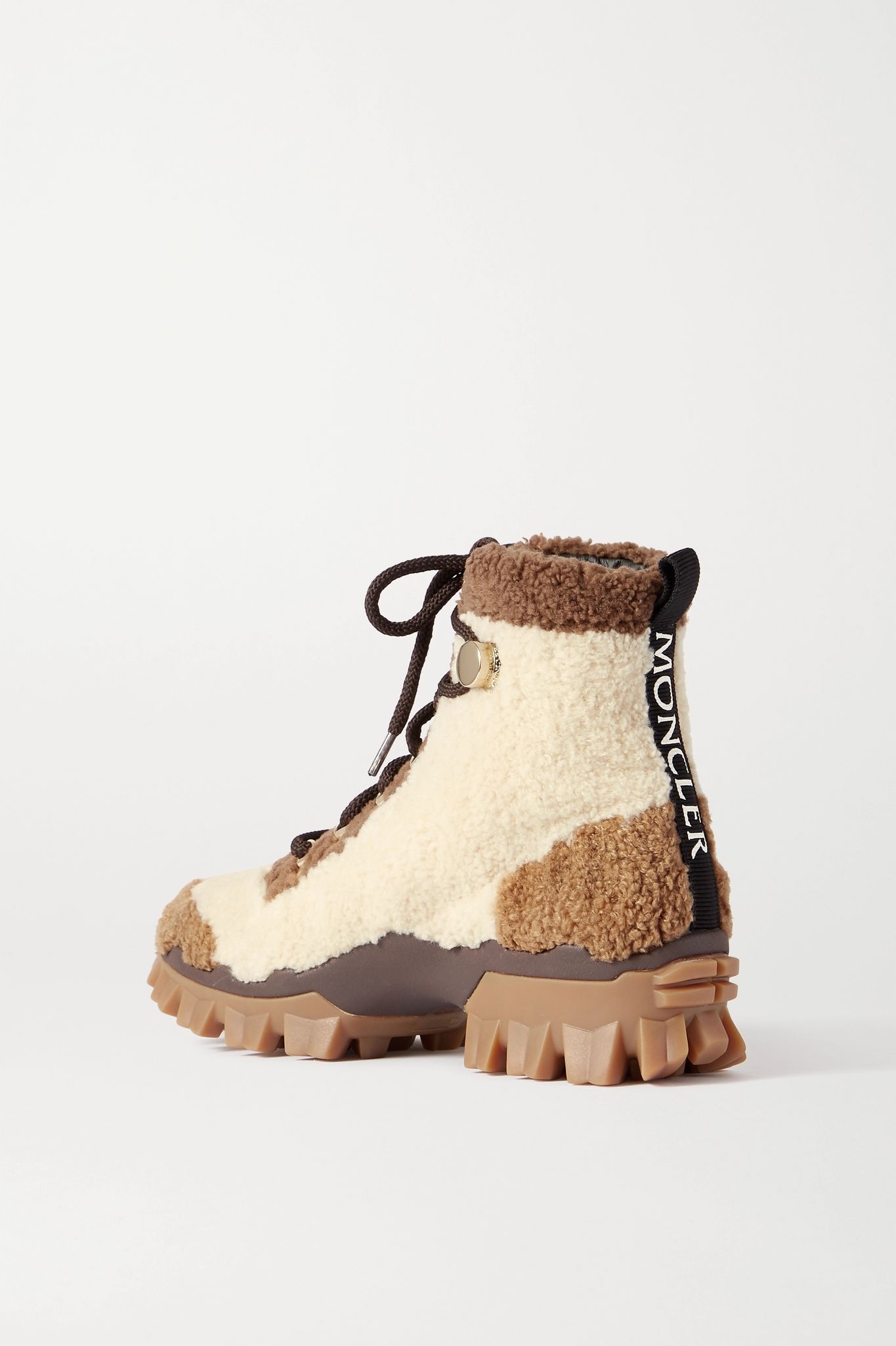 Helis logo-print shearling ankle boots - 3