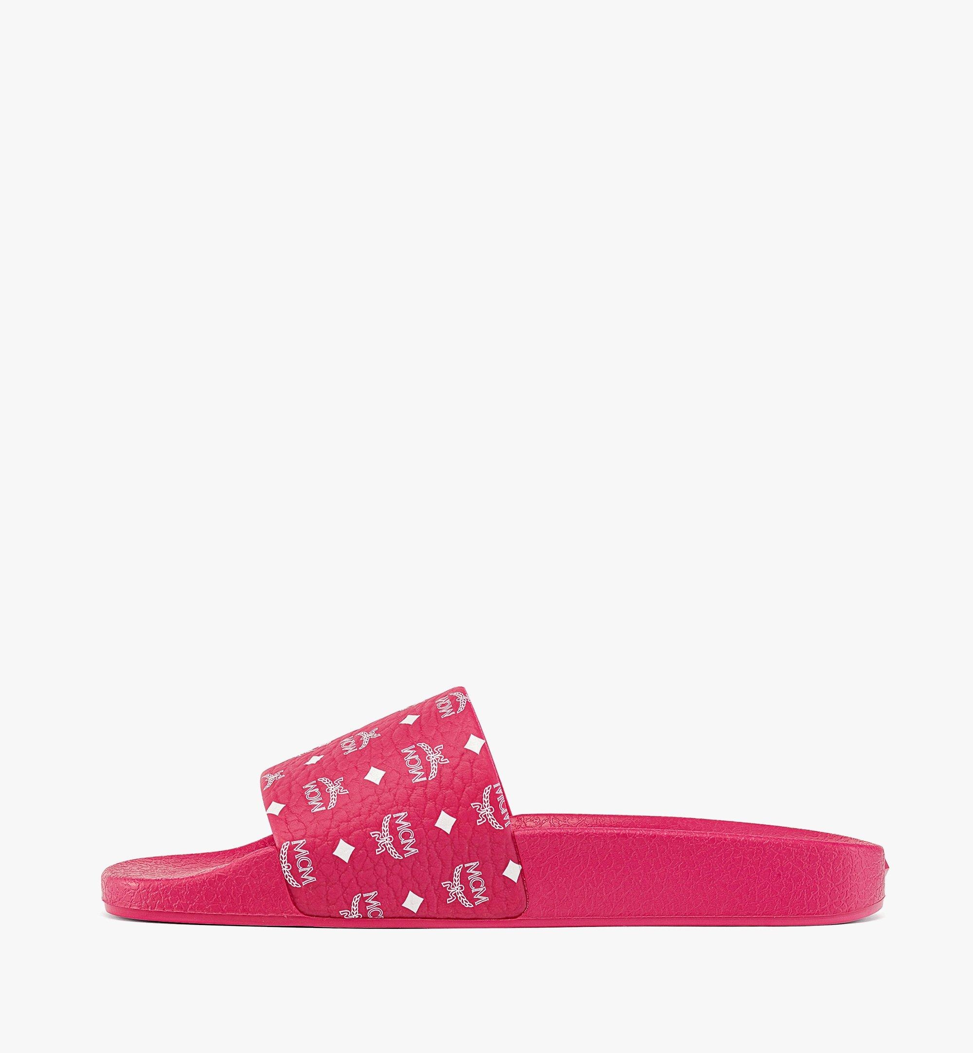Women’s Monogram Print Rubber Slides - 3