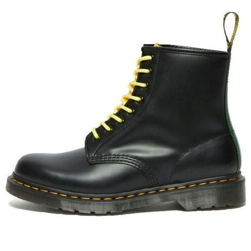 Dr. Martens 1460 Contrast Smooth Leather Lace Up Boots 'Black' 27287001 - 1