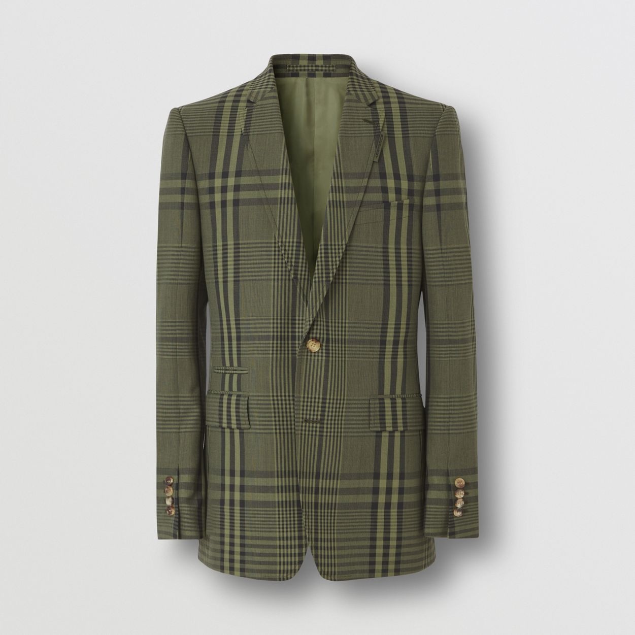 English Fit Wool Blend Tailored Jacket - 1