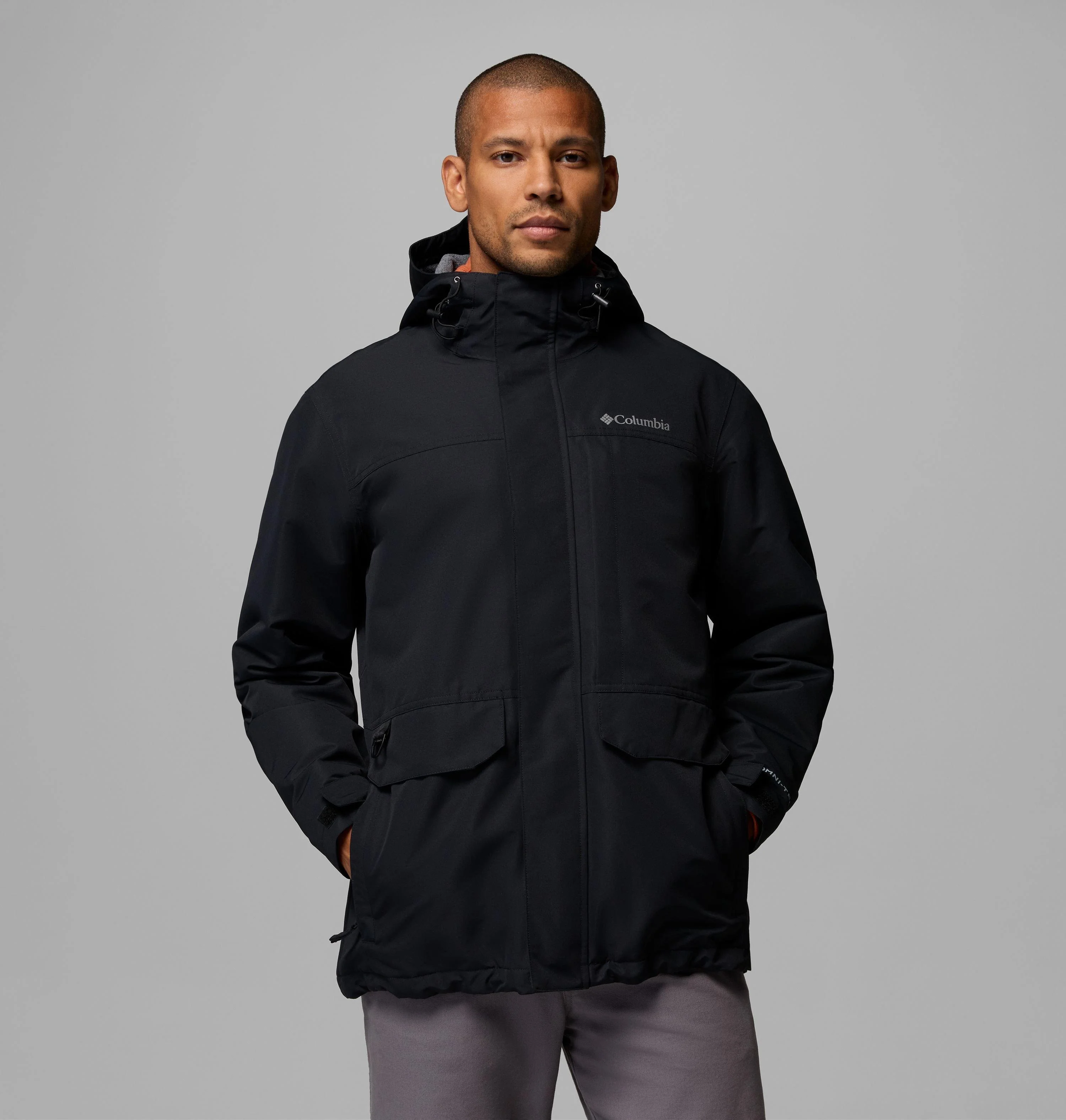 Men's Landroamer Fleece Lined Rain Jacket - 1