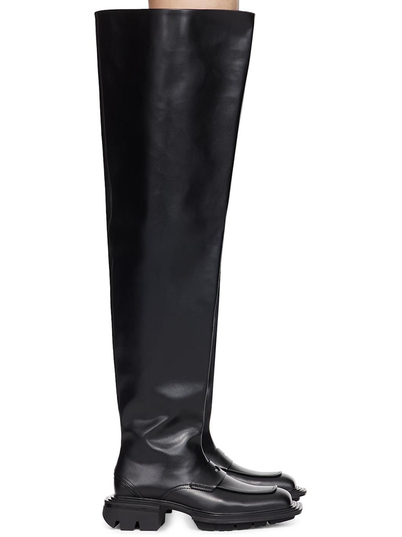 Black Reel Derbies Fisherman Boots 1