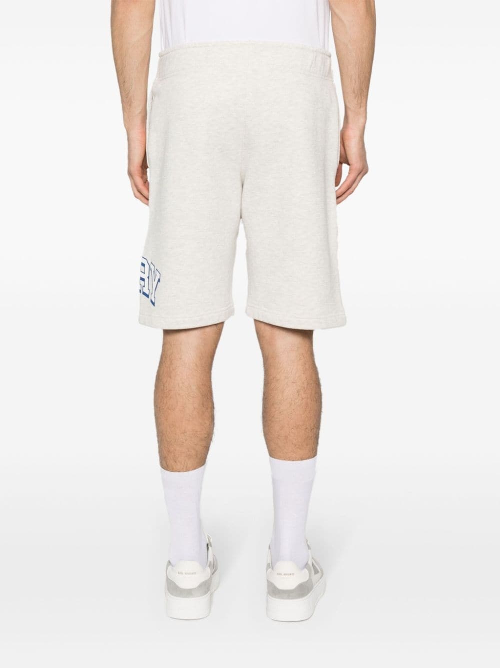 logo-print shorts - 4